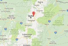 Ecuador: fuerte sismo sacudió Quito la noche del domingo 