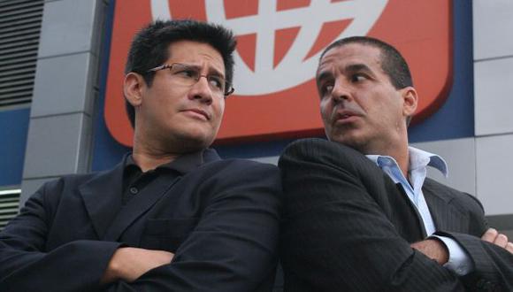 Gonzalo Núñez vs. Erick Osores. La amistad se convierte en rivalidad por el ráting muy pronto. (Foto: El Comercio)