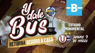 “Y dale bus”: ATU dispone servicio para que hinchas de Universitario de Deportes asistan y retornen del estadio Monumental