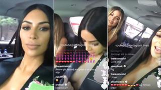 Kim Kardashian debutó en Instagram Live con bochornoso momento