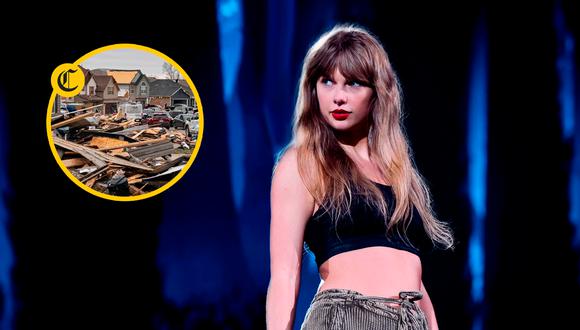 Taylor Swift realiza millonario donativo para víctimas de tornados en Tennessee, Estados Unidos | Foto: Facebook de Taylor Swift / Composición EC