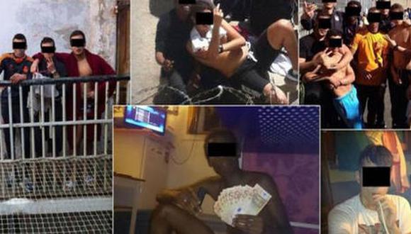 Facebook: presos de cárcel francesa se toman selfies con armas