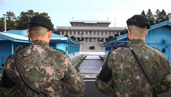 Corea del Norte y del Sur protagonizaron un histórico acercamiento con un encuentro en la "aldea de la tregua", una de las zonas más militarizadas del mundo. (Foto: AFP)
