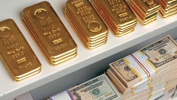 El oro al contado subía un 0.1% a US$1,244.40 por onza este martes. (Foto: Reuters)