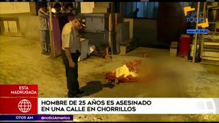 Joven es asesinado de un disparo en Chorrillos