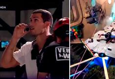 EEG: Patricio Parodi grita desgarradamente tras ataque de pánico en prueba de altura