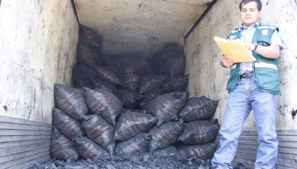 Más de 500 toneladas de carbón ilegal fueron decomisados
