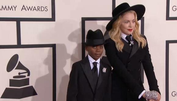 Madonna y su hijo acapararon miradas en los Grammy 2014