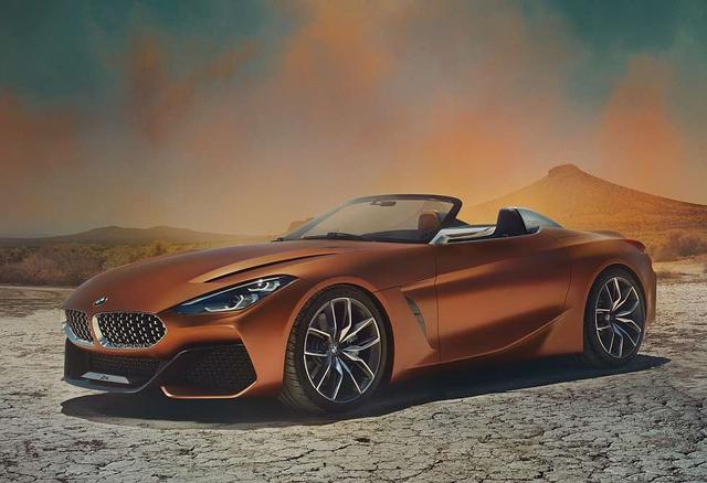 BMW Z4 Roadster Concept, presentado en el Concours d'Elegance, en Pebble Beach, California.
