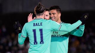 Real Madrid vs. Unionistas: Gareth Bale aprovechó un mal rechazo de la defensa local para convertir el 1-0 | VIDEO