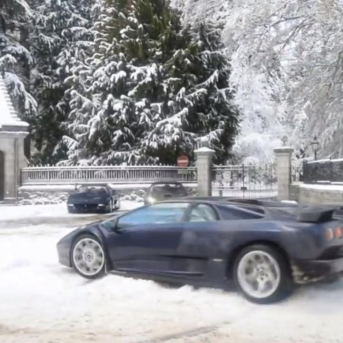 YouTube: Hace drifting en la nieve con su Lamborghini [VIDEO] |  RUEDAS-TUERCAS | EL COMERCIO PERÚ