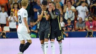 Juventus vs. Valencia: resumen, goles y mejores jugadas del 2-0 con Cristiano Ronaldo expulsado | VIDEO