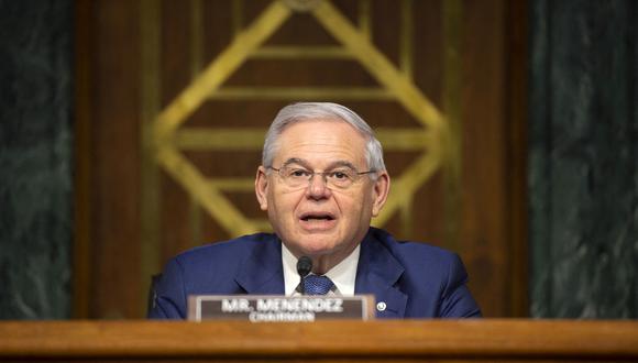 Bob Menéndez, presidente del comité de Relaciones Exteriores de la Cámara Alta de Estados Unidos. (Foto: BONNIE CASH / POOL / AFP)