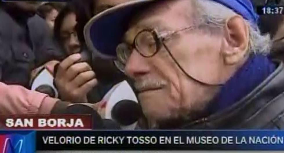 Enrique Victoria se despidió de Ricky Tosso con sentido mensaje. (Foto: Captura Canal N)