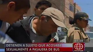 Surco: sujeto detenido por acosar sexualmente a pasajera de bus