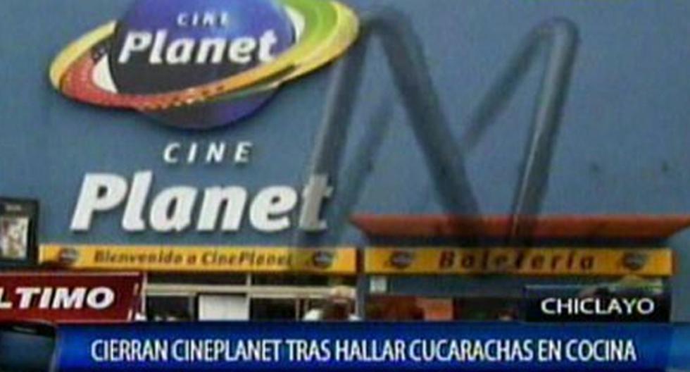 Cineplanet en Chiclayo fue cerrado. (Foto: Captura)