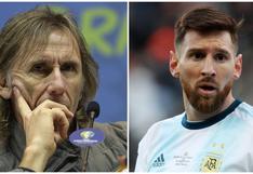 Ricardo Gareca tras acusaciones de Lionel Messi: "Para hablar de corrupción hay que tener pruebas" | VIDEO