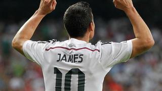 James Rodríguez y un debut casi soñado en el Santiago Bernabéu