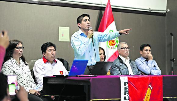 El partido Perú Libre del suspendido gobernador regional de Junín, Vladimir Cerrón. se reunio en la casa del maestro. (Foto: Giancarlo Ávila / Archivo)