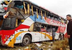 Identifican a 8 de los 21 fallecidos de accidente de carretera en Junín
