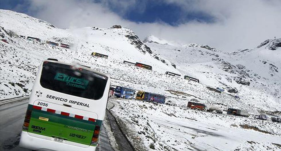 Senamhi reportó caída de nevada en las zonas altas de Arequipa. (Andina)