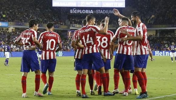 Atlético de Madrid se impuso por 3-0 a MLS All Stars en un partido amistoso de esta noche en el Orlando City Stadium  (Foto: EFE)