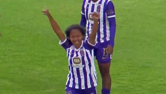 Gol de Sashenka Porras para el 1-1 en Alianza Lima vs. Deportivo Lara. (Captura: Conmebol Libertadores)