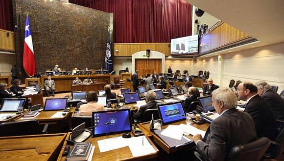 En una sesión especial, el Senado chileno aprobó por 25 votos a favor y 1 abstención un proyecto de acuerdo donde se fija una postura de Estado frente a la sentencia. (Foto: Senado.cl) 