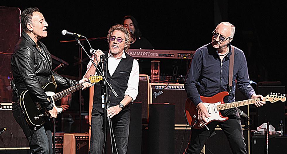 The Who toca con Bruce Springsteen. (Foto:Difusión)
