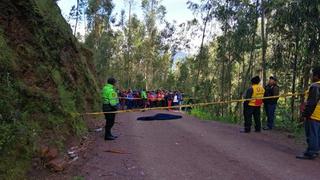 Apurímac: hallan muerto a teniente alcalde distrital en medio de carretera