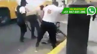 Hinchas de Alianza Lima indicaron haber sido golpeados (VIDEO)