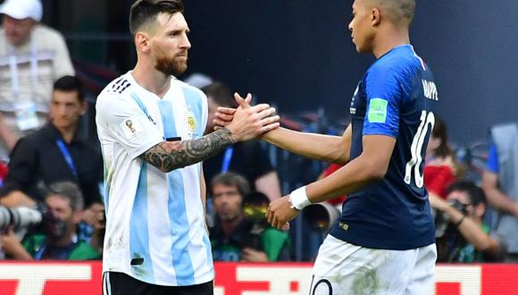 Messi y Mbappé puede ser la final. Muchos querían ver a Leo frente Neymar en semis y ante Cristiano Ronaldo en la final, pero no se dio. (Foto: AFP)