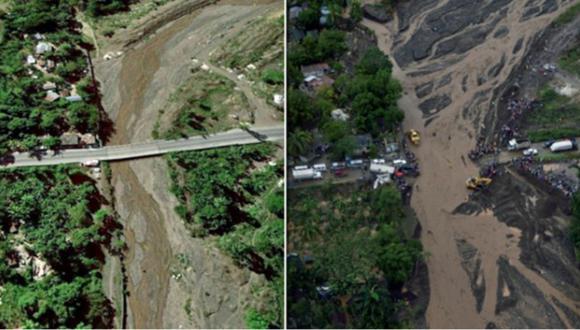 El antes y después de Haití tras el paso del huracán Matthew