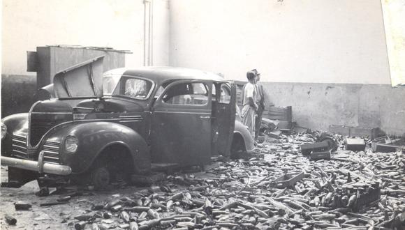 La fábrica de gaseosas de Masaichi Tanaka fue destruida durante los saqueos ocurridos los días 13 y 14 de mayo de 1940. (Foto: APJ / Museo de la Inmigración Japonesa al Perú "Carlos Chiyoteru Hiraoka").