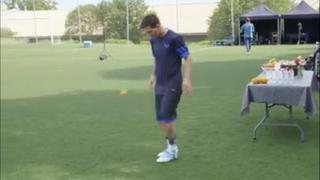 Lionel Messi dominó una naranja de forma increíble [VIDEO]