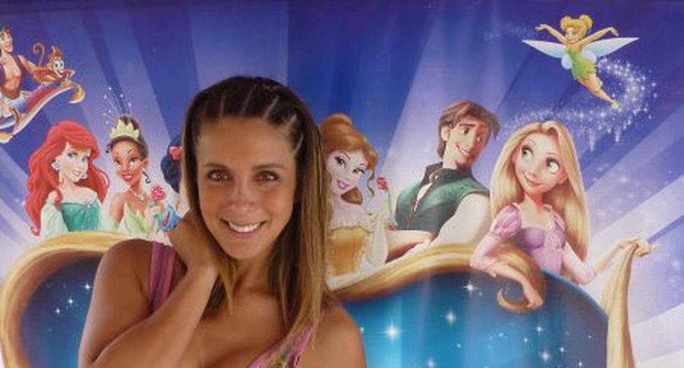 Fiorella Flores emocionada con Disney on Ice. (Foto: Difusión)