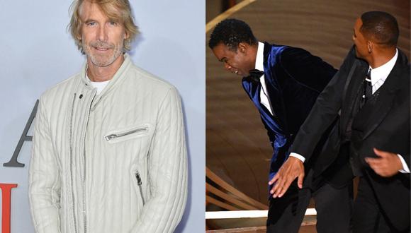 Michael Bay y su reflexión al ser consultado por el golpe de Will Smith a Chris Rock. (Fotos: AFP)