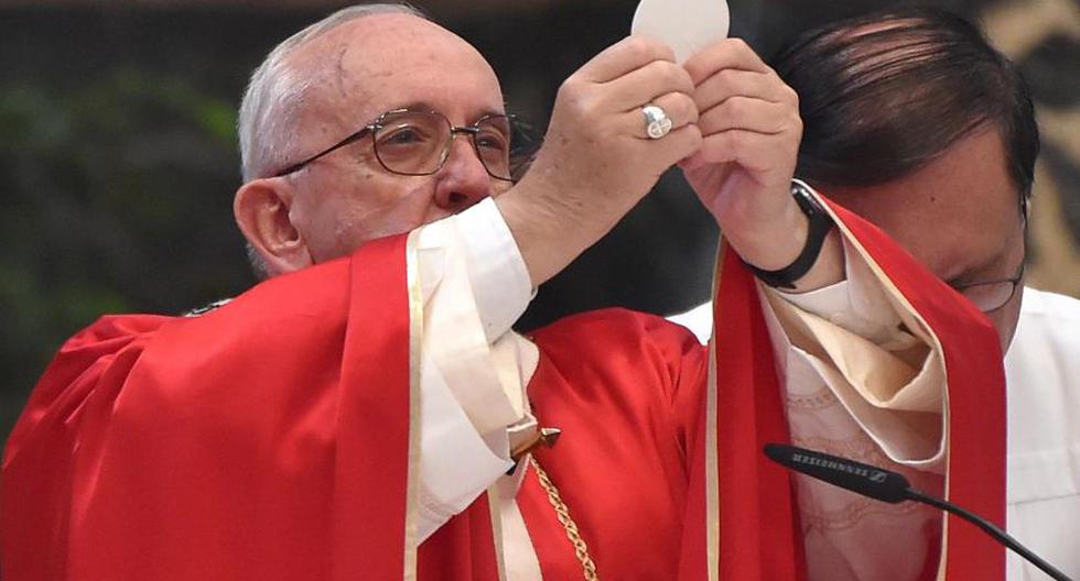 Papa Francisco oficia misa en el Vaticano. (Foto: EFE)