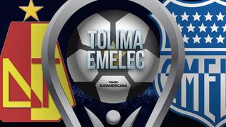 Tolima y Emelec empataron en Lima 1-1 por Copa Sudamericana