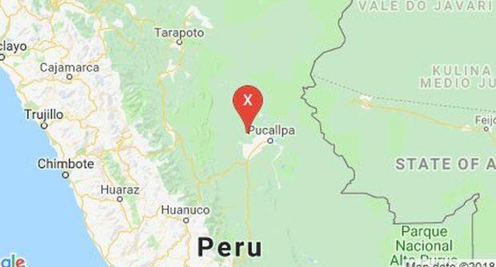 El epicentro del sismo fue ubicado a 26 kilómetros al noreste de Curimana, en la provincia ucayalina de Padre Abad.