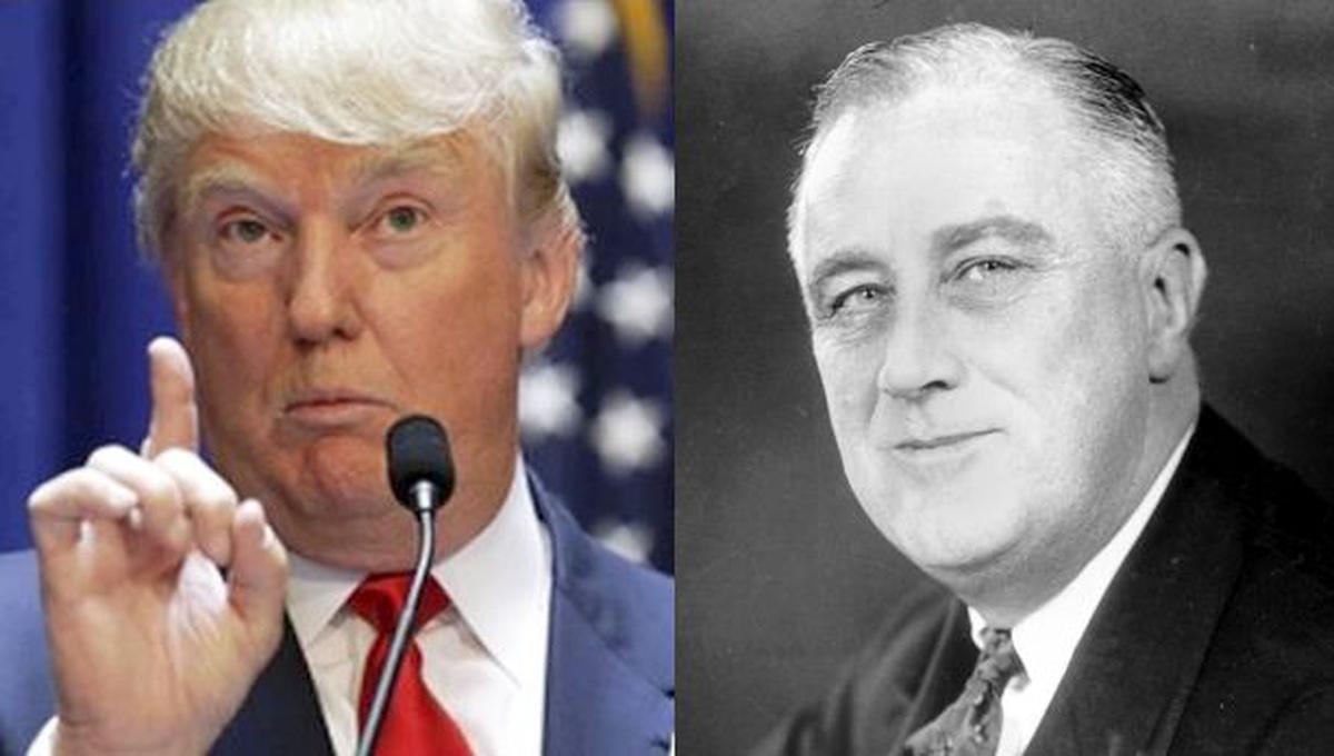 Trump: Lo que estoy haciendo no es diferente a lo de Roosevelt