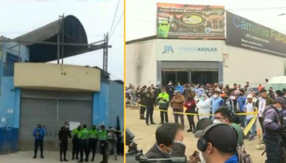 Mujer fue asesinada a balazos en Cercado de Lima, en las inmediaciones del emporio comercial Las Malvinas | Foto. Captura de video