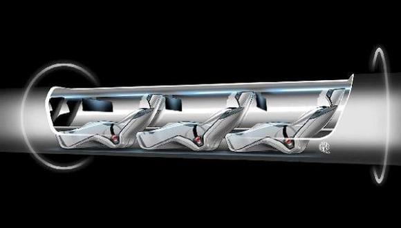 Hasta una treintena de personas podrían ser desplazadas en las cápsulas de transporte del Hyperloop