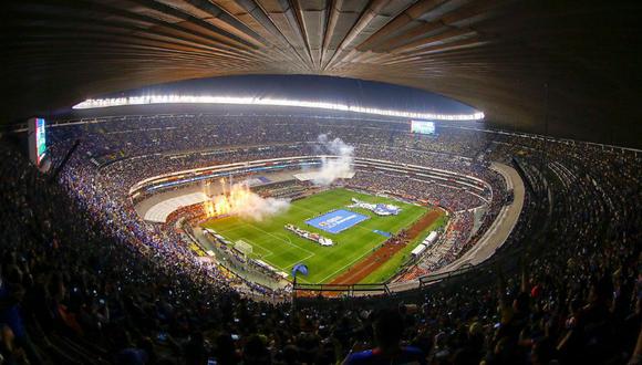 América vs. Cruz Azul EN VIVO: el espectacular marco del Azteca previo a la final de Liga MX | VIDEO. (Foto: AFP)