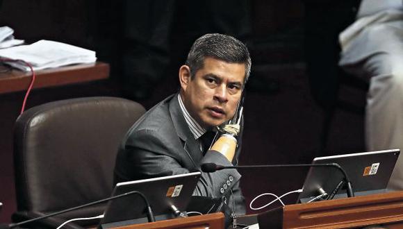 Luis Galarreta fue propuesto como delegado del caso por el presidente de la subcomisión, César Segura. (Foto: Renzo Salazar)