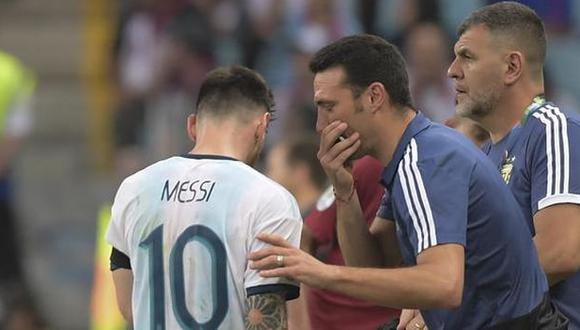 Lionel Scaloni confirma a Lionel Messi como el único titular de Argentina. (Foto: AFP)