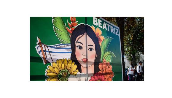 Un mural de Beatriz. (GETTY IMAGES).