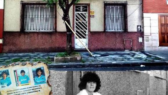 Facebook: conoce la casa de Diego Maradona en su adolescencia