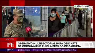 Coronavirus en Perú: se realizaran pruebas de descarte de Covid-19 en el mercado de Caquetá