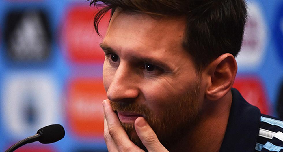 Lionel Messi tuvo un último contacto con la prensa antes de la final de la Copa América Centenario entre Argentina vs Chile. (Foto: AFP)